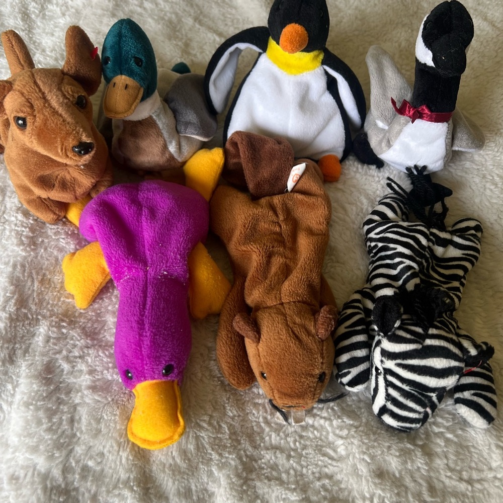 TY beanie babies bundle of 7 collectors edition